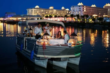 Dinner on the Boat